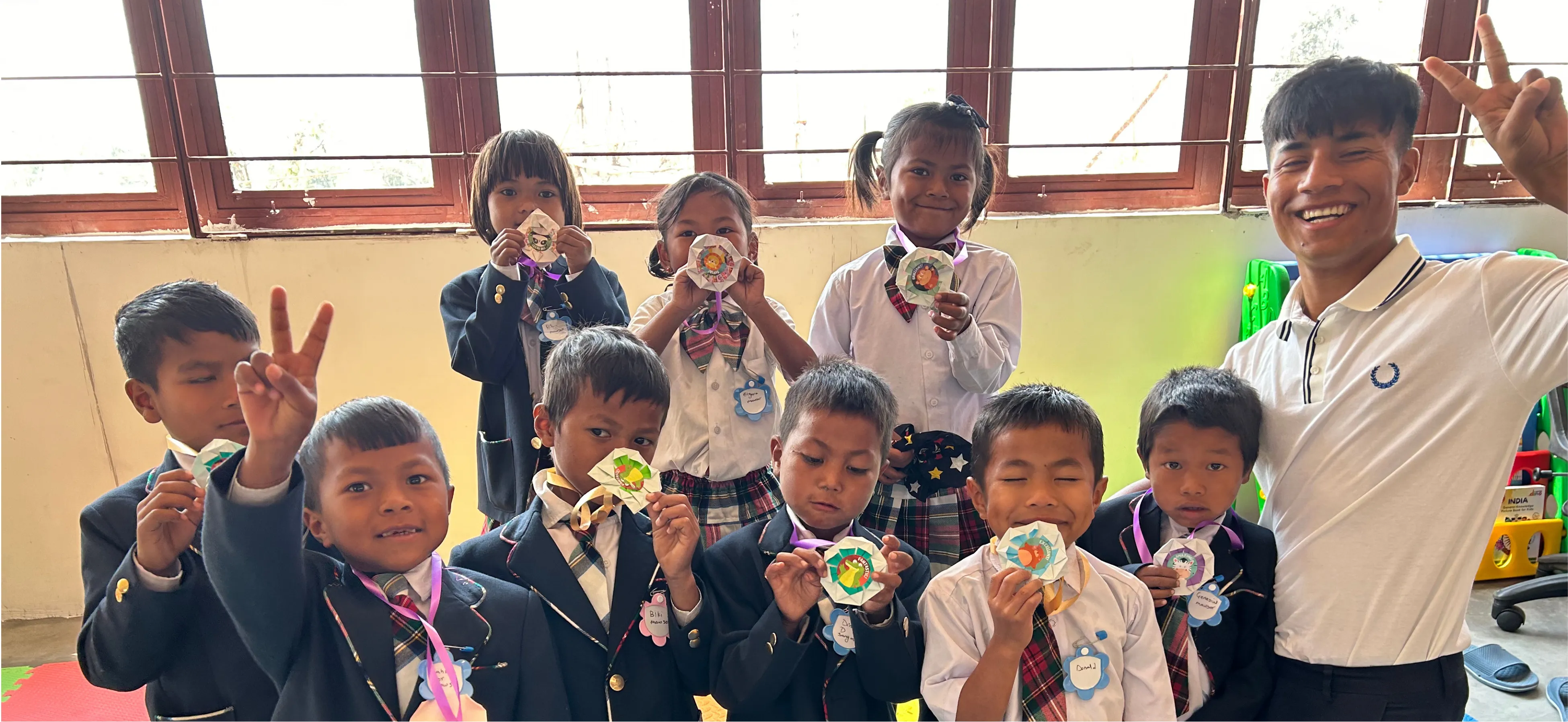 School located in Khasi Highlands